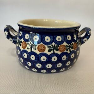 Vintage Boleslawiec Handmade Polish Pottery Bowl